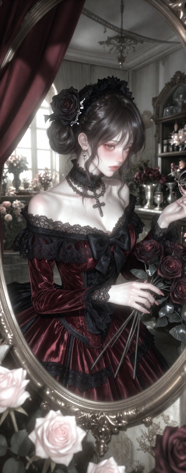A detailed medium shot