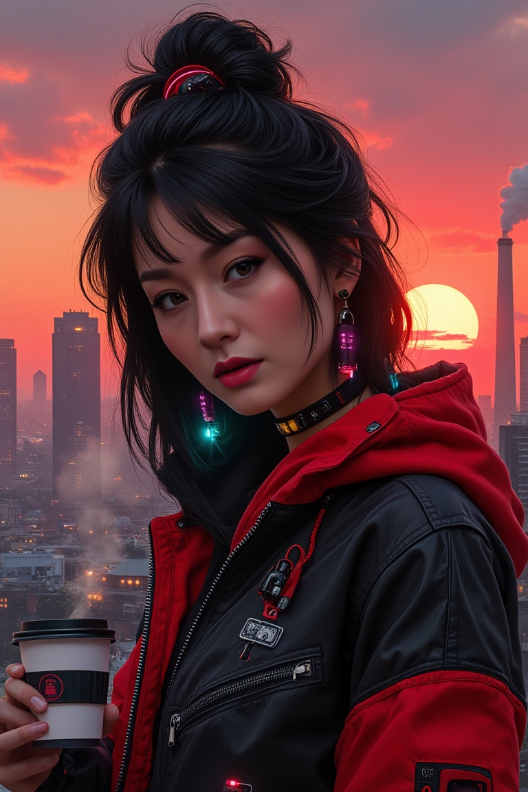 Cyberpunk girl